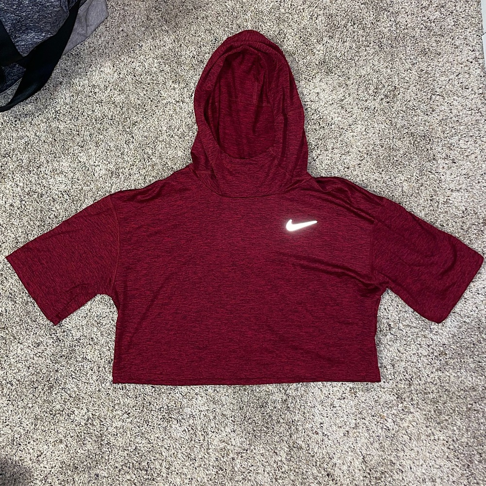 Nike hooded crop top